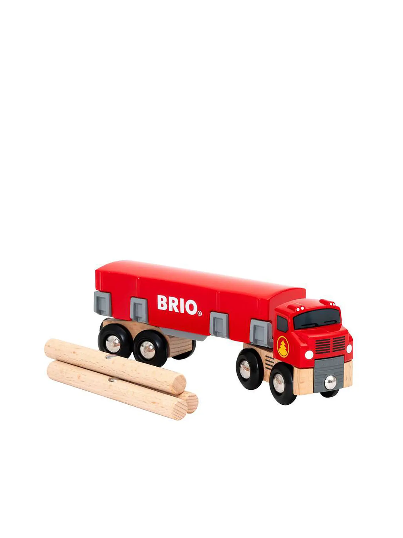 BRIO | Holztransporter mit Magnetladung | 